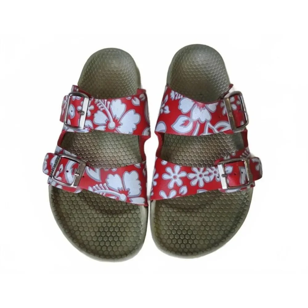Birkenstock‎ Womens Arizona Aloha Hawaiian Summer Hippie Granola Sandals Size 6